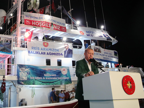 “Milletimizin ve Kıbrıs Türklerinin denizlerdeki haklarını sonuna kadar savunmakta kararlıyız”