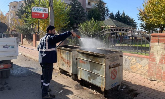 İLAÇLAMA ÇALIŞMALARI DEVAM EDİYOR