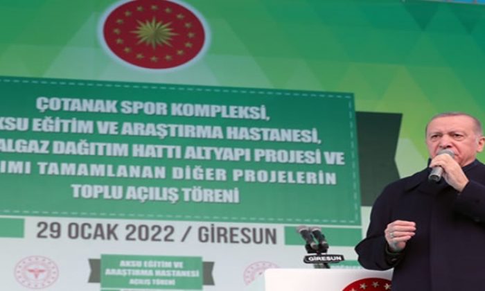 “Bölgesinde ve dünyada giderek daha çok güçlenen bir devletimiz, istihdamı ve üretimiyle giderek büyüyen bir ekonomimiz var”