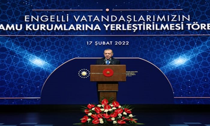 Cumhurbaşkanı Erdoğan, Engelli Kamu Personeli Atama Töreni’ne katıldı