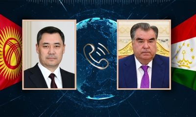 Президент Садыр Жапаров провел телефонный разговор с Президентом Таджикистана Эмомали Рахмоном