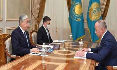 Президент принял уполномоченного по защите прав предпринимателей Рустама Журсунова