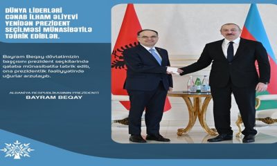 Albaniya Respublikasının Prezidenti Bayram Beqay İlham Əliyevə zəng edib