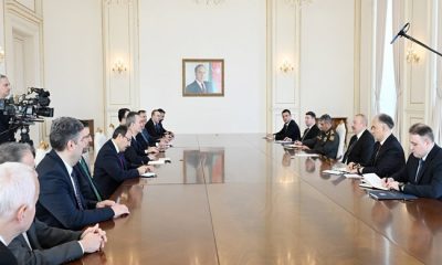İlham Aliyev, Cumhurbaşkanlığı İdaresi Komite Başkanı başkanlığındaki heyeti kabul etti