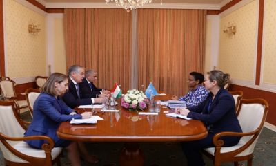 Meeting of Minister with the representative of the United Nations Convention to combat Desertification