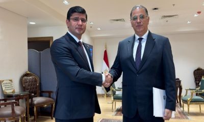 Presentation of copy of the Credentials to the Deputy Minister of Foreign Affairs of Egypt