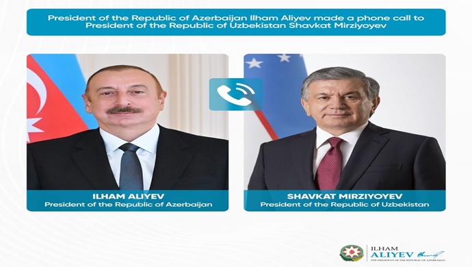 Ilham Aliyev, President of the Republic of Azerbaijan, made a phone call to Shavkat Mirziyoyev, President of the Republic of Uzbekistan