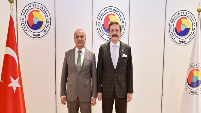 Meeting of the Ambassador with the President of the Union of Chambers and Commodity Exchanges of Turkiye (TOBB)