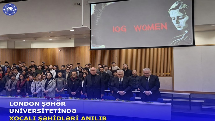 London Şəhər Universitetində Xocalı şəhidləri anılıb